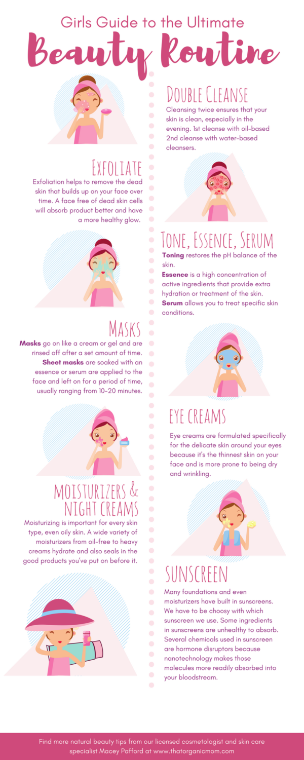 Girls Guide to the Ultimate Beauty Routine for Naturally Beautiful Skin