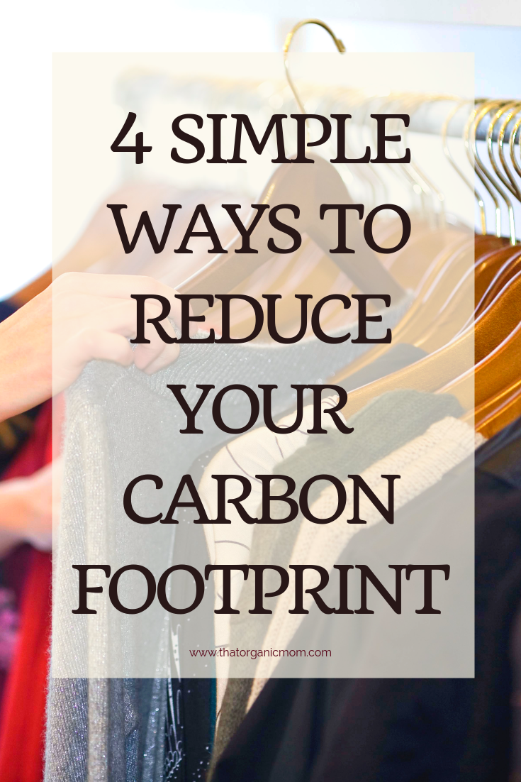 4 Simple Ways To Reduce Your Carbon Footprint