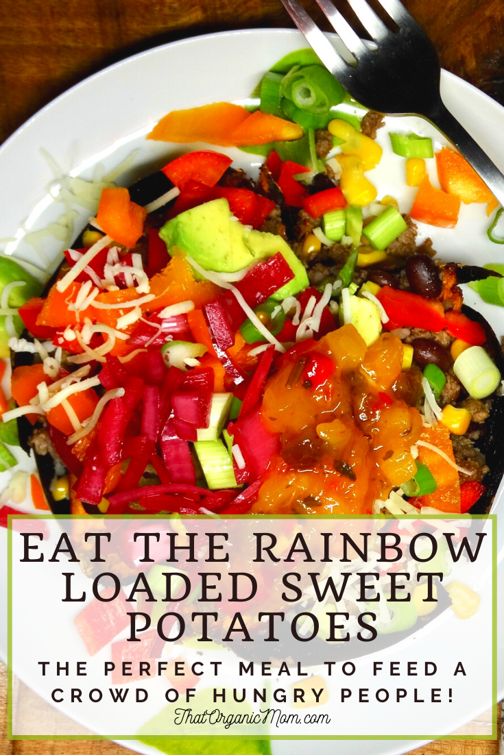 Eat the Rainbow Loaded Sweet Potatoes 9