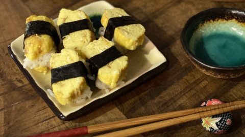 Tamago Sushi (Tamagoyaki) - Easy Homemade Sushi