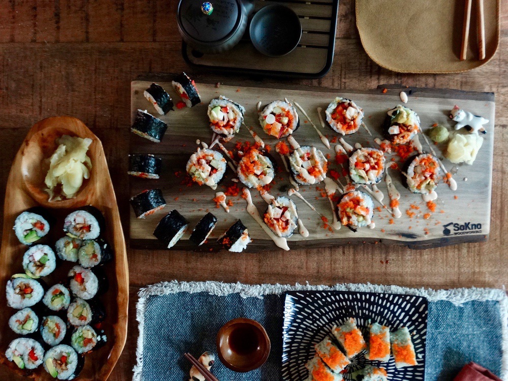 Not sure what to pack tomorrow? Homemade or store bought sushi